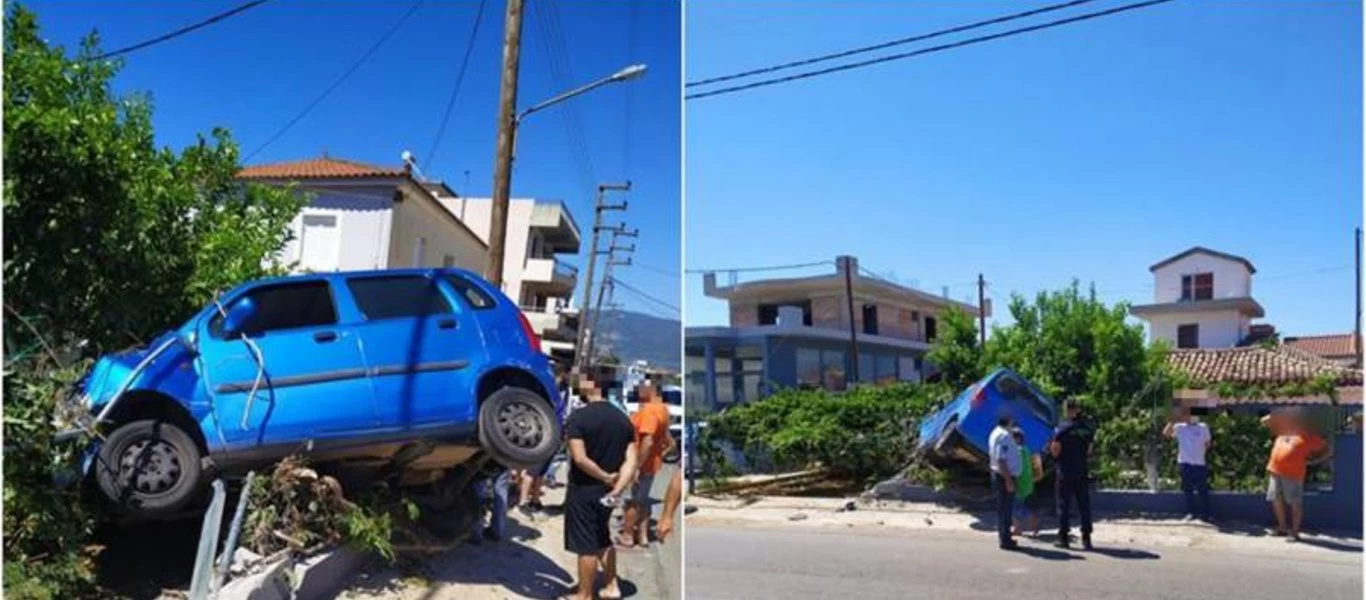 Μεσσήνη: Τροχαίο με πρωταγωνιστές τσιγγάνους - Έπεσαν και... πυροβολισμοί (φώτο)